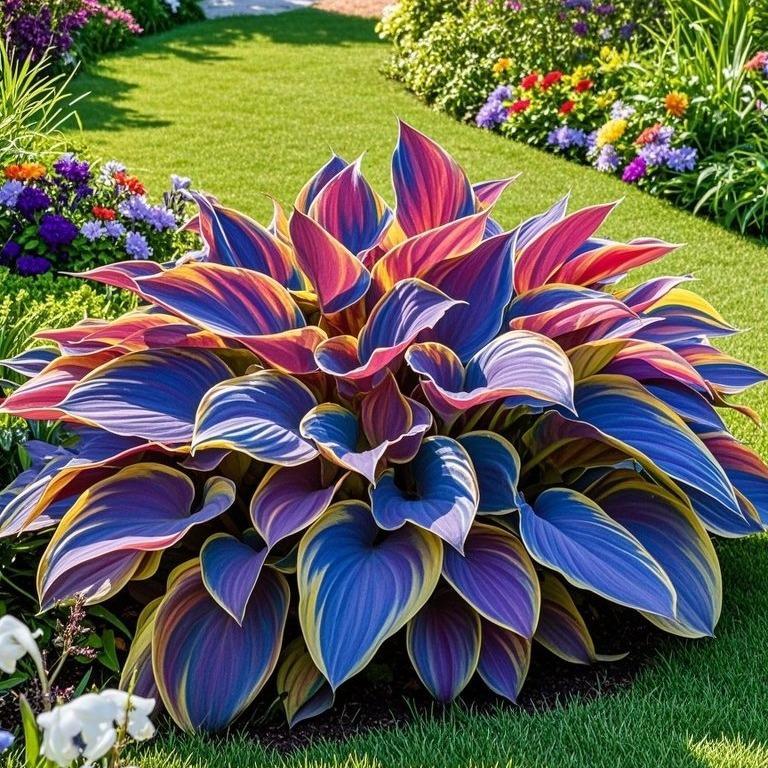 800pcs Hosta New Variety Colorful Seeds – Rare Rainbow Foliage Perennials for Designer Shade Gardens