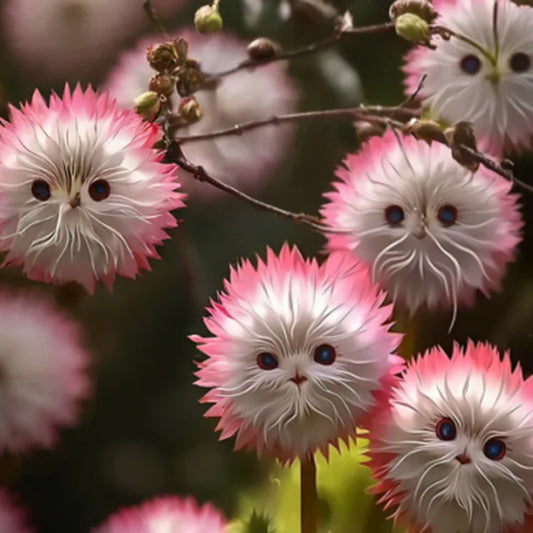 2025 New🔥Red Cat face flower Seeds