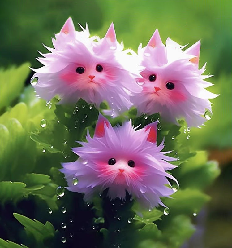 Multicolor Cat Face Orchid