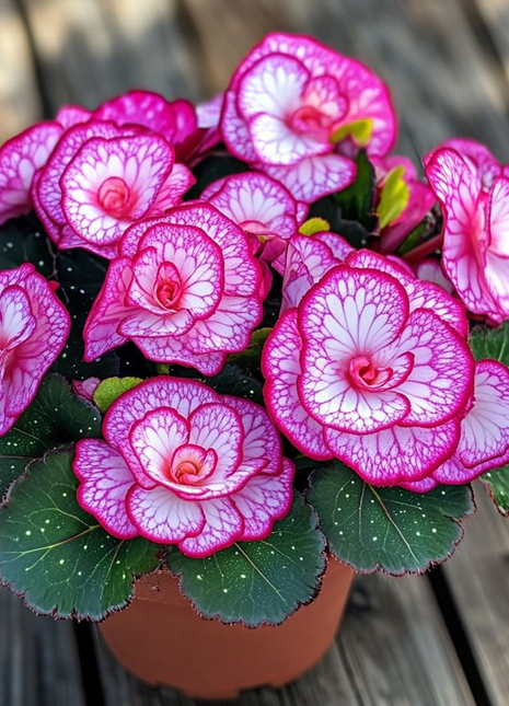 Begonia Rex 'Peppermint Twist'