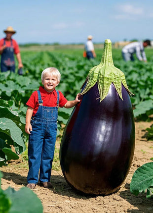 Giant Purple Eggplant Seeds 🍆🌟