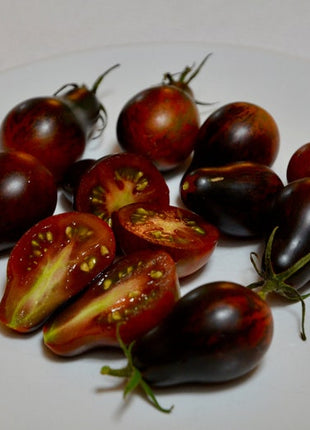 Blue Keyes Tomato Seeds • Dark Anthocyanin Pear Cherry • Open Pollinated • Modern Variety