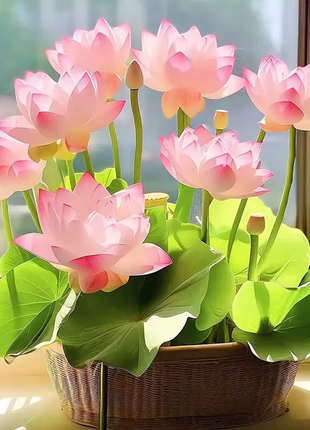 🔥【7 days germination】💐The Sacred Bonsai Bowl Lotus Flower