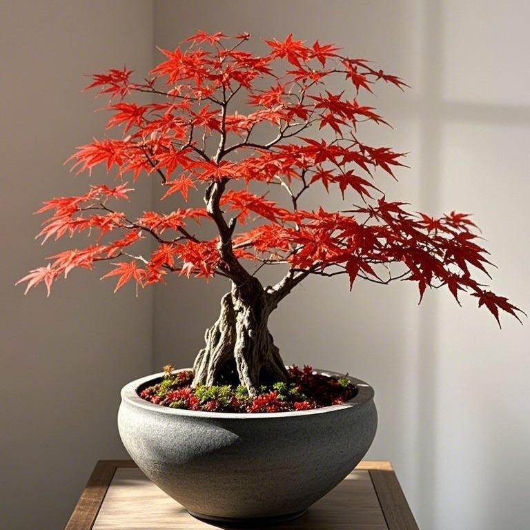 Red Japanese Maple Tree-10pcs Acer palmatum 'Bloodgood' Seeds – Deep Red Japanese Maple, Perfect for Pots, Patios & Bonsai