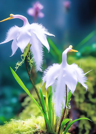 White Egret Orchid (Habenaria Radiata) pigeon Flower Seeds