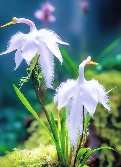 White Egret Orchid (Habenaria Radiata) pigeon Flower Seeds