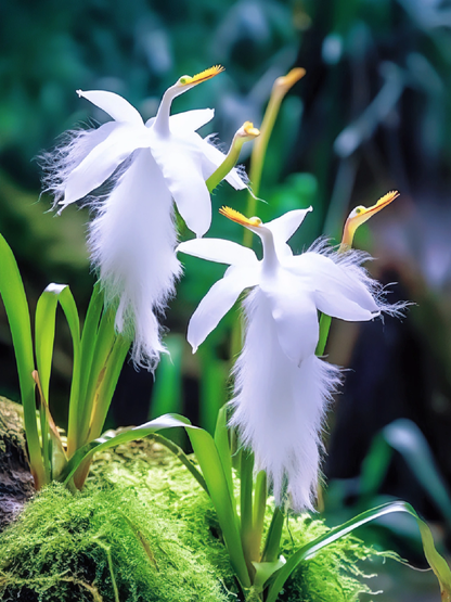 White Egret Orchid (Habenaria Radiata) pigeon Flower Seeds