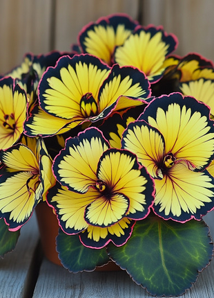 Rare Twin Begonia🌸🍀 Potted Design, Easy Maintenance 🌿🫧