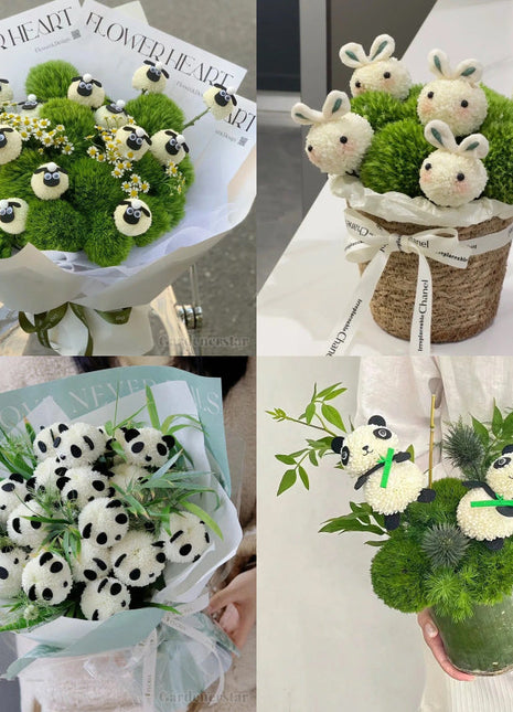 🏵️Colorful Ping Pong Chrysanthemum Seeds