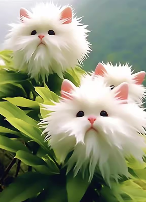 Multicolor Cat Face Orchid