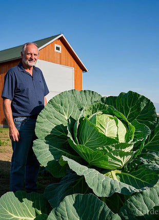 Giant Cabbage Seeds, First Place in Cabbage Contest🥬🥇