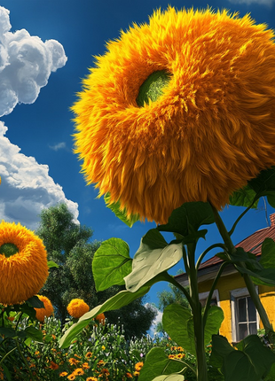 Giant Teddy Bear Sunflower Seeds