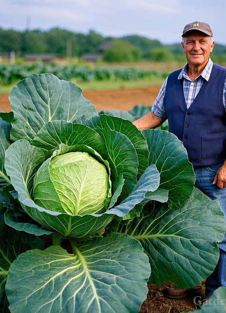 Giant Cabbage Seeds, First Place in Cabbage Contest🥬🥇