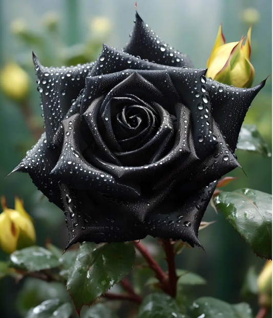 Rare Black Rose Seeds For Home Potted Garden
