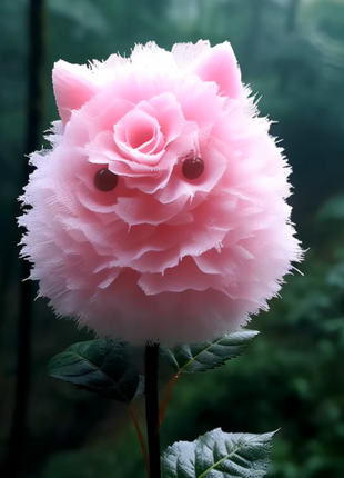 🌸 Pink Feather Beast Flower