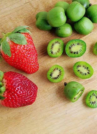 Egrow 50Pcs(100Pcs)/Bag Mini Kiwi Berry Seeds Miniature Kiwi Berry Hardy Actinidia Arguta Fruit Seeds