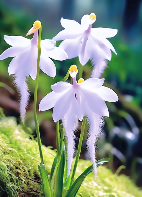 White Egret Orchid (Habenaria Radiata) pigeon Flower Seeds