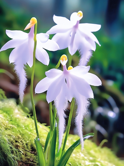 White Egret Orchid (Habenaria Radiata) pigeon Flower Seeds