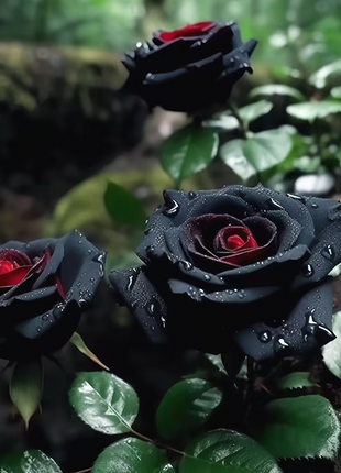 Rare Black Red Rose Flower Seeds