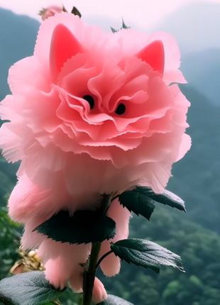 🌸 Pink Feather Beast Flower
