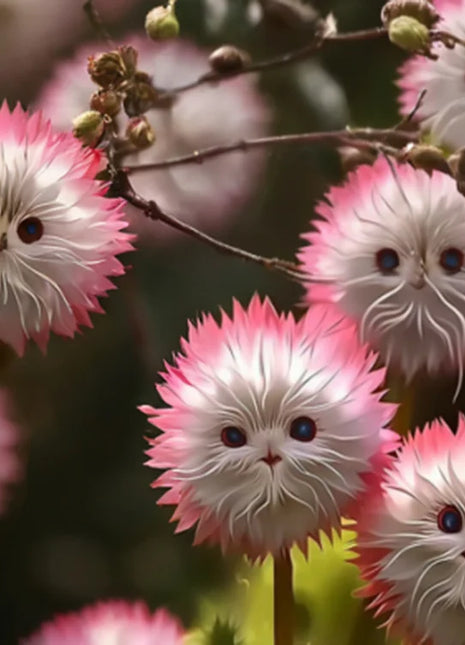 2025 New🔥Red Cat face flower Seeds