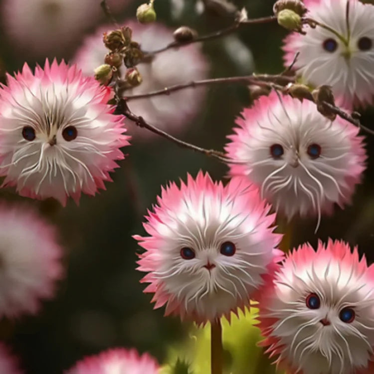 2025 New🔥Red Cat face flower Seeds