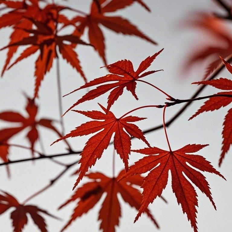 Red Japanese Maple Tree-10pcs Acer palmatum 'Bloodgood' Seeds – Deep Red Japanese Maple, Perfect for Pots, Patios & Bonsai