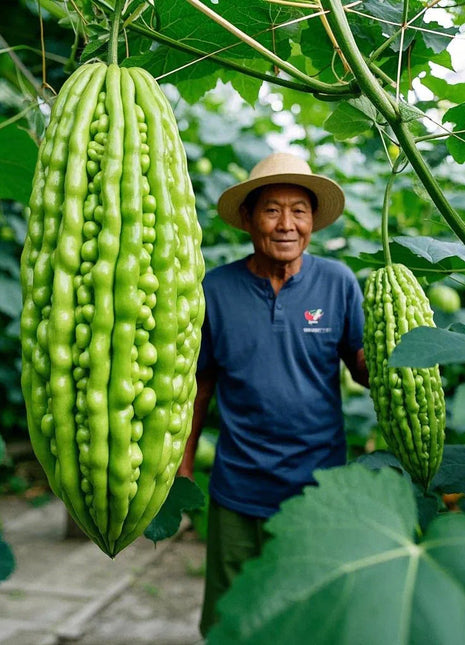 Giant Bitter Gourd Seeds 🌿✨