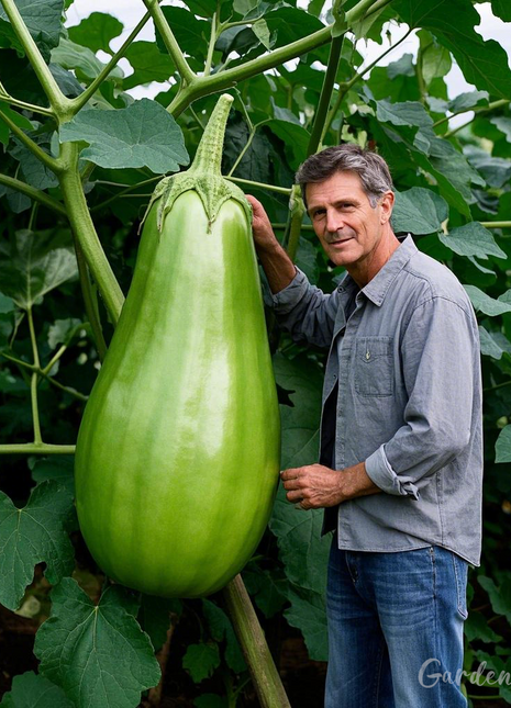 Giant Green Eggplant Seeds 🍆💚